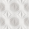 Optic Silver Geometric - Geometric Wallpaper