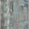 Deena Blue Distressed Wood Wallpaper - Distressed Wallpaper
