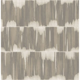 Serendipity Taupe Shibori Wallpaper - Stripes Wallpaper