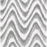 Bargello Grey Faux Grasscloth Wave Wallpaper - Grasscloth Wallpaper