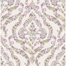 Featherton Pink Floral Damask Wallpaper - Damask Wallpaper