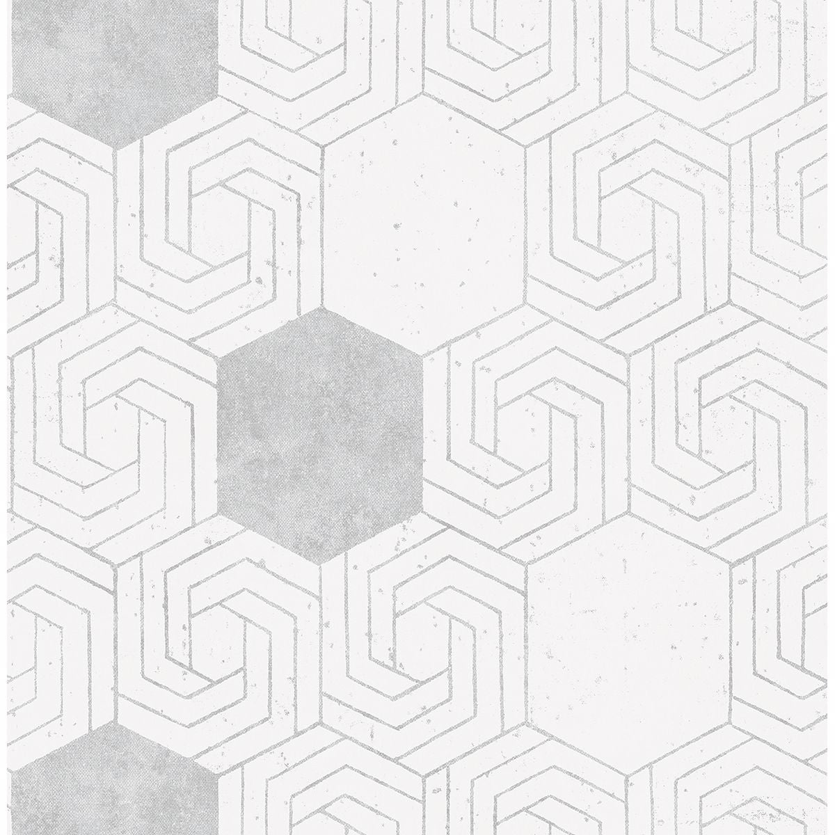 Momentum Off-White Geometric Wallpaper - Geometric Wallpaper