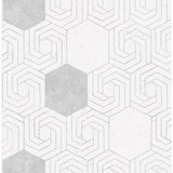 Momentum Off-White Geometric Wallpaper - Geometric Wallpaper