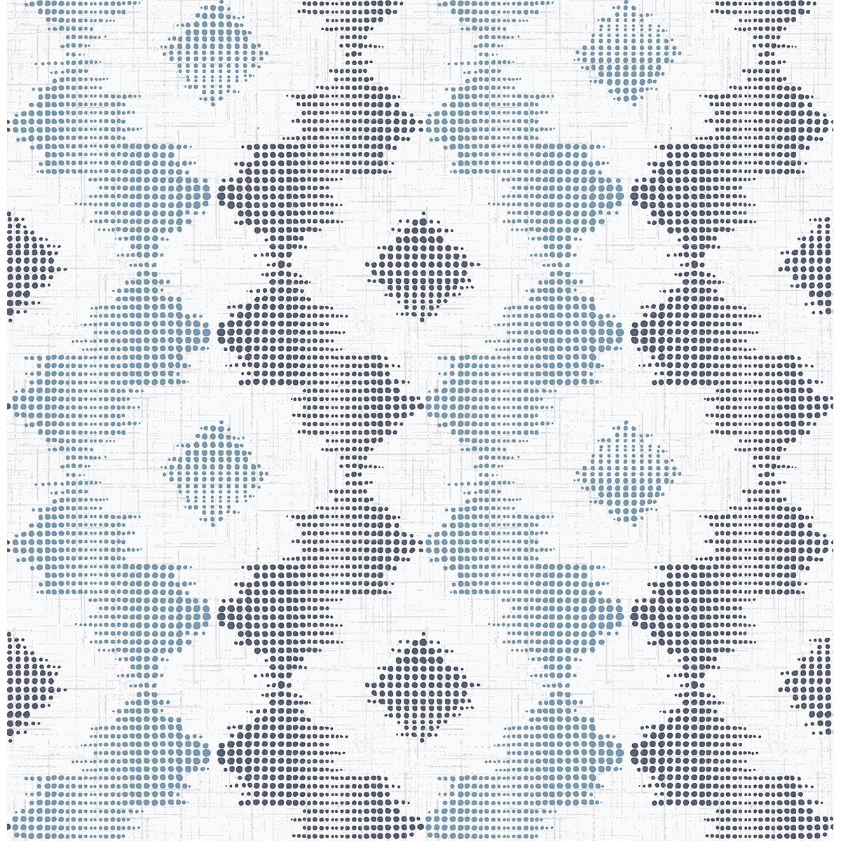 Babylon Blue Abstract Floral Wallpaper - Floral Wallpaper