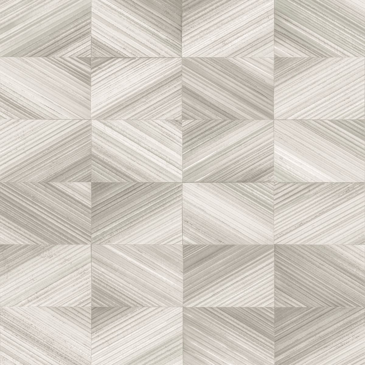 Stratum Taupe Geometric Wood Wallpaper - Geometric Wallpaper