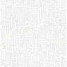 Ramble Grey Geometric Wallpaper - Weaves Wallpaper