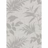 Chandler Light Grey Botanical Faux Grasscloth Wallpaper - Grasscloth Wallpaper