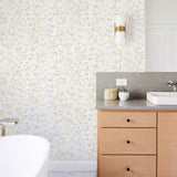 Thea Light Grey Floral Trail Wallpaper- Scott Living - Floral Wallpaper