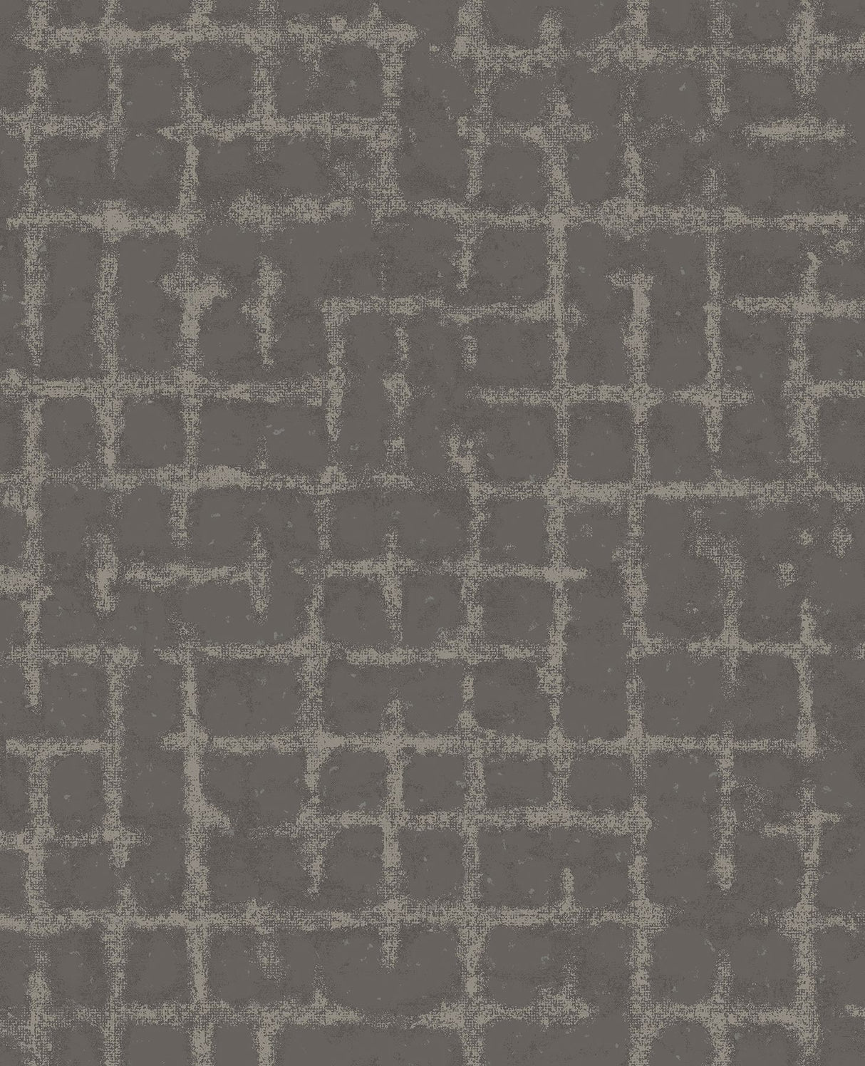 Shea Charcoal Distressed Geometric Wallpaper- Scott Living - Distressed Wallpaper