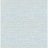 Agave Blue Imitation Grasscloth Wallpaper - Grasscloth Wallpaper
