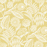 Alma Yellow Tropical Floral Wallpaper - Floral Wallpaper