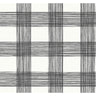 Scarborough Black Striated Plaid Wallpaper - Plaid Wallpaper