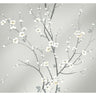 Monterey Silver Mist Floral Branch Wallpaper - Floral Wallpaper