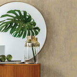 Deimos Gold Distressed Texture Wallpaper - Distressed Wallpaper