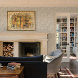 Selwyn Flock Sage Floral Wallpaper - Floral Wallpaper