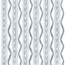 Rhys Blue IKAT Stripe Wallpaper By Erin Gates - Stripes Wallpaper