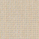 Aki Silver Paper Weave Basketweave Grasscloth Wallpaper - Grasscloth Wallpaper