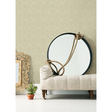 Renatta Gold Damask Wallpaper - Damask Wallpaper