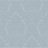 Betina Light Blue Damask Wallpaper - Scroll Wallpaper