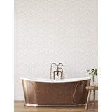 Rosali Cream Scroll Damask Wallpaper - Damask Wallpaper