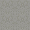Rosali Grey Scroll Damask Wallpaper - Scroll Wallpaper