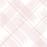 Zag Pink Modern Plaid Wallpaper - Plaid Wallpaper