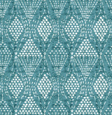 Grady Teal Dotted Geometric Wallpaper - Geometric Wallpaper