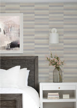 Dermot Pastel Horizontal Stripe Wallpaper - Stripes Wallpaper