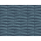 Gator Blue Geometric Stripe Wallpaper - Stripes Wallpaper
