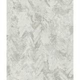 Amesemi Distressed Herringbone Wallpaper - Distressed Wallpaper
