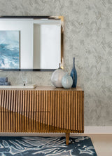 Amesemi Distressed Herringbone Wallpaper - Distressed Wallpaper
