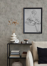 Amesemi Distressed Herringbone Wallpaper - Distressed Wallpaper