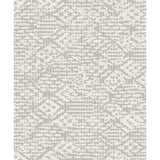 Helene Silver Glitter Geometric Wallpaper - Geometric Wallpaper