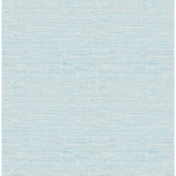 Agave Sky Blue Faux Grasscloth Wallpaper - Grasscloth Wallpaper
