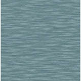 Benson Dark Blue Faux Fabric Wallpaper - Stripes Wallpaper