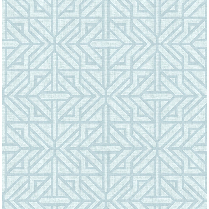 Hesper Sky Blue Geometric Wallpaper - Geometric Wallpaper