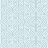 Hesper Sky Blue Geometric Wallpaper - Geometric Wallpaper