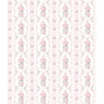 Dreamy Days Pink Parfait Stripe & Floral Wallpaper - Floral Wallpaper