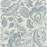 Culver Slate Jacobean Wallpaper by Scott Living - Jacobean Wallpaper
