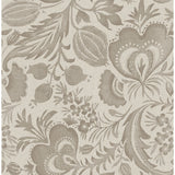 Culver Light Brown Jacobean Wallpaper by Scott Living - Jacobean Wallpaper