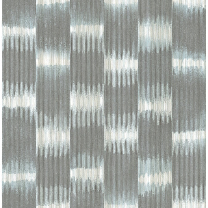 Baldwin Slate Shibori Stripe Wallpaper - Stripes Wallpaper