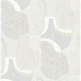 Hollace Sky Blue Geometric Wallpaper - Geometric Wallpaper