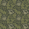 Anemone Dark Green Floral Trail Wallpaper - Floral Wallpaper