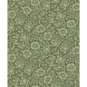 Mallow Dark Green Floral Vine Wallpaper - Floral Wallpaper