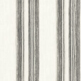 Loom Spun Charcoal Wallpaper - Stripes Wallpaper