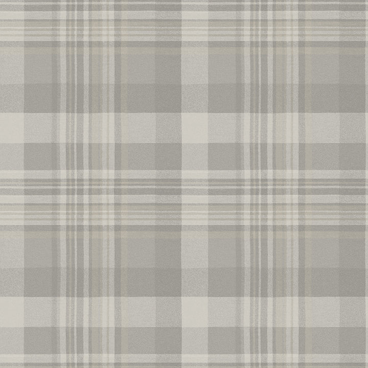 Dutton Plaid Grey Wallpaper - Plaid Wallpaper