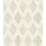 Stitched Heirloom Moss Wallpaper - Damask Wallpaper