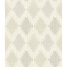 Stitched Heirloom Moss Wallpaper - Damask Wallpaper