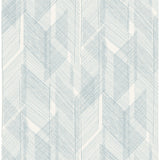 Bryant Blue Crosshatch Wallpaper - Plaid Wallpaper