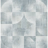 Woodbine Slate Abstract Geometric Wallpaper - Geometric Wallpaper